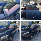 5Ft x 99Ft Chameleon Window Tint for Cars VLT 78% Sunset Orange Red Windshield Car Windows Protection Foils Ceramic Window Tint Film, Auto Tints