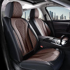 Coverado Car Seat Covers, Seat Covers Full Set, Coffee Car Seat Cover, Auto Seat Covers Front Seats Rear Seat Cover, Luxury C