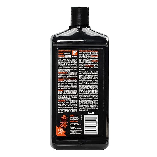 Meguiar's DA Microfiber Correction Compound D30032 - Pro Car Scratch Remover, for Use with a DA Polisher and Microfiber Cutting Disc, Remove Swirls, Scratches, Water Spots, and Oxidation, 32 Oz