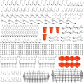 ENJOYWOOD Pegboard Organizer Accessories Kit 264 PCS, Peg Board Hooks Assortment with Bins, Cups, Baskets for 1/4in Pegboard 