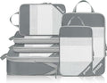 Compression Packing Cubes for Travel, Lightweight Vacation Travel Essentials, Travel Accessories for Suitcase Organizer Bags 