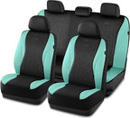 Skechers Car Seat Covers,Leather Seat Covers with GOGA Mat Technology,Waterproof Car Seat Covers Full Sets,Airbag Compatible,