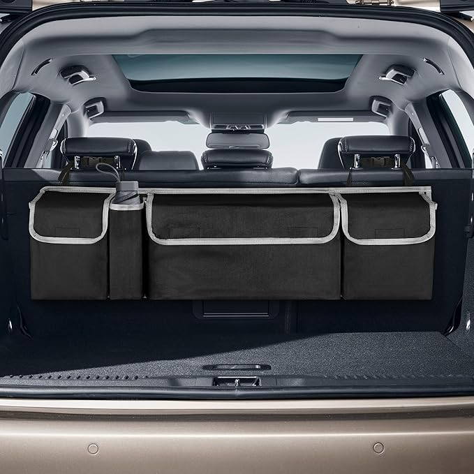Car Trunk Organizer Storage Bag for Jeep Wrangler JL JK Grand Cherokee/Cherokee Grand Wagoneer/Wagoneer Renegade Compass Trailha