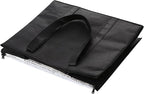 NZ home Insulated Bags for Food Delivery (XL Plus) Grocery Shopping Cooler Bag, Pizza Delivery, Hot & Cold Catering Tote, Reusable, Foldable & Heavy Duty (2 Pack, Black)