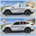ZATOOTO Car Window Shades for Toyota 4Runner 2017-2024, 4 Pcs Magnetic Car Window Covers, 100% UV Protection Foldable Privacy Curtains Side Window Sun Shade for Baby Breastfeeding Sleeping Camping