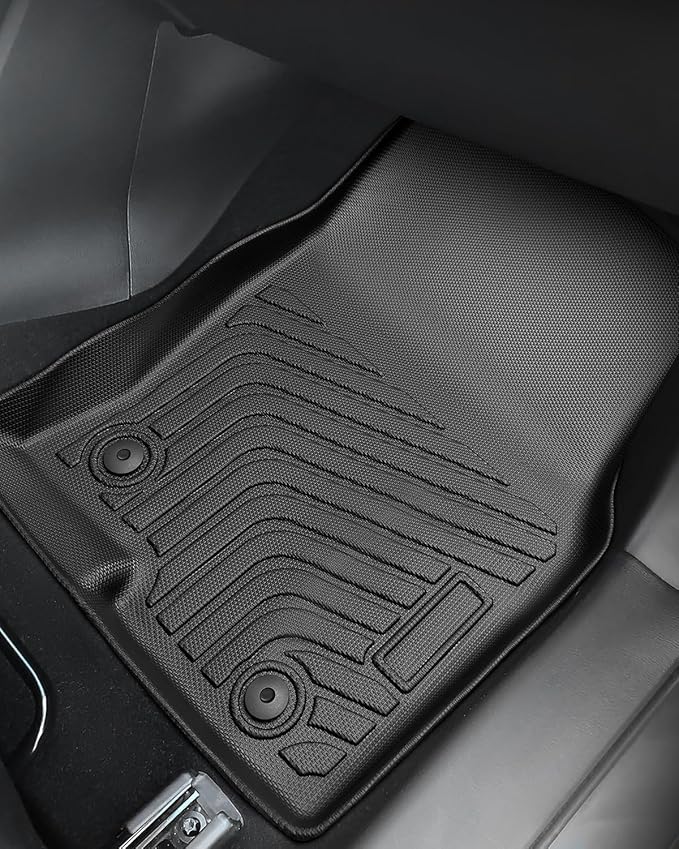 All Weather Car Floor Mats for Mazda CX5: 2013 2014 2015 2016 (1st Gen), Automotive Cargo Liner Full Set Accessory, Cutsom Fit for Mazda CX-5 SUV Tray Carpet Black Rubber Accessories Trunk Mat