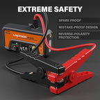 LOKITHOR JP400 Jump Starter with Air Compressor, 2500A 12V Portable Car Battery Booster Pack (8.5L Gas/6.5L Diesel)