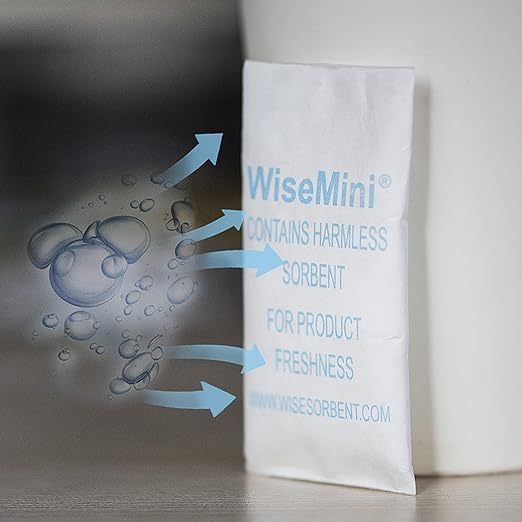 0.5 Gram 2000 Pack Silica Gel Packs, Dessicant Packets, Moisture Absorbers for Food Storage, Food Grade Desiccant