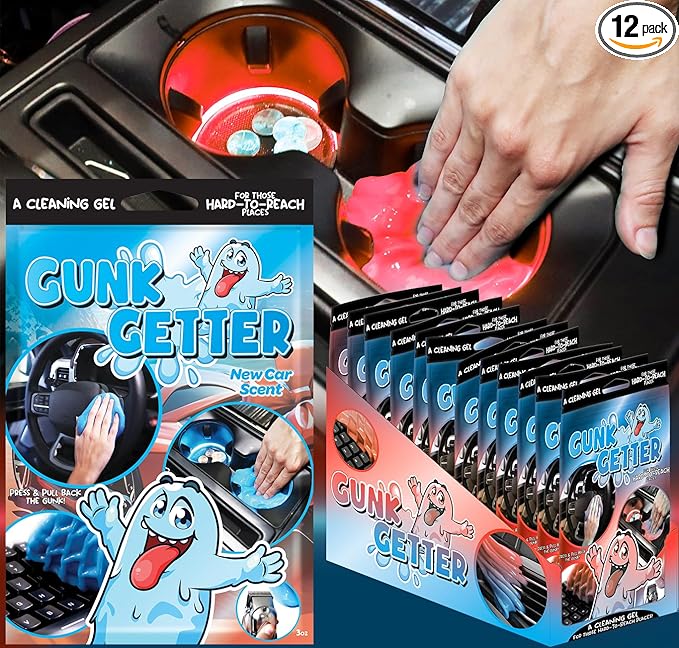 Cleaning Gel for Those Hard to Reach Places, Automotive Cup Holder Electronic Keyboard Office, Slime Gel Cleaner Dust Crumb R