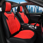 Coverado Car Seat Cover Full Set, Luxury Leather Seat Covers for Front and Rear, Waterproof Seat Covers 5 Seats, Car Seat Pro