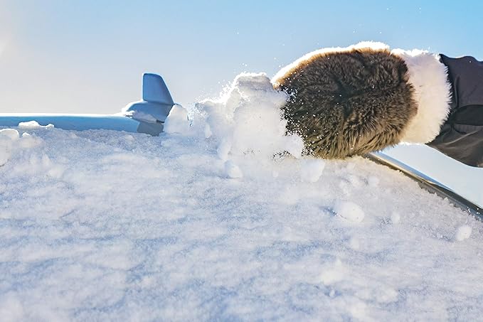 Subzero 13929 Faux Fur Ice Scraper Mitt for Car, SUV, Trucks