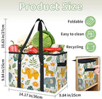 Reusable Grocery Bag, Foldable Large Shopping Tote Bag for Groceries Kitchen Picnic Car Trunk