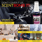 Scent Bomb Air Freshener Spray, Long-Lasting Odor Eliminator - Effective Deodorizer for Home & Car, Fresh Room Spray for Kitc