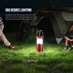 Lichamp LED Camping Lantern, 4 Pack Battery Powered Flashlight for Power Outages, Portable Collapsible Hanging Light Essentia