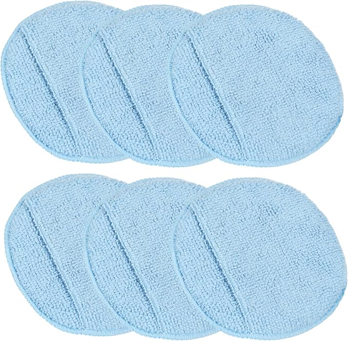 Leather CPR Microfiber Applicator Sponge - Leather Conditioner Applicator, Round Lint-Free Microfiber Applicator Pad for Home
