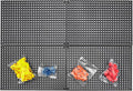 Organizer Genie 76 Piece Pegboard Tool Organizer Starter Kit, Flexible and Specially Designed to Hold All Tools - 4 Black Mod