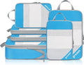 Compression Packing Cubes for Travel, Lightweight Vacation Travel Essentials, Travel Accessories for Suitcase Organizer Bags 