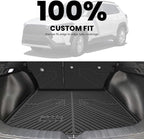 LASFIT Cargo Mats for Toyota Corolla Cross 2022-2026(Fit AWD Not Fit FWD), Custom Fit All-Weather TPE Rubber Trunk Mat for Toyota Accessories, Waterproof, Easy to Clean, Black