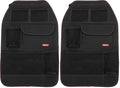 Diono Stow 'n Go Car Back Seat Organizer for Kids, Kick Mat Back Seat Protector, With 7 Storage Pockets, 2 Drinks Holders, Wa