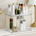Goderewild 2-Tier Bathroom Counter Organizer, Multi-Purpose Cosmetics Skincare Shelf, Fits A4 Size Makeup Organizer for Offic