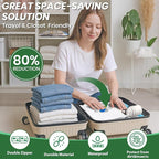 Vacuum Storage Bags,20Pack Vacuum Seal Bags with Electric Air Pump,Vacuumm Seal Bag for Clothing,Travel,Clothes,Comforters,Bl