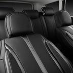 CAR PASS Nappa Leather Car Seat Covers Cushioned, Waterproof Leatherette Seat Covers Anti-Slip 5 Seats, Universal for Cars,SU
