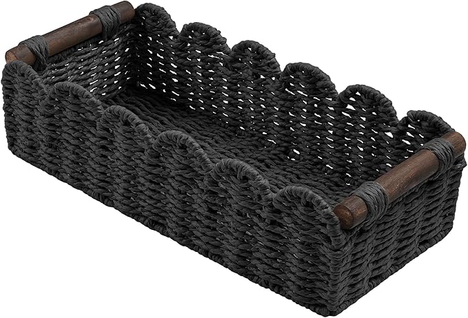 Toilet Paper Storage Basket Bathroom Counter Organizer Wicker Baskets for Organizing Cute Basket for Bedroom Nursery Room Kit