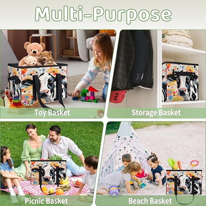 Reusable Grocery Bags Heavy Duty Shopping Bags Foldable Large Tote Bags with Long Handles & Hard Bottom