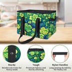 Reusable Grocery Bag, Foldable Large Shopping Tote Bag for Groceries Kitchen Picnic Car Trunk