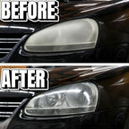 Flitz Car Headlight Restoration Kit - USA-Made Headlight Cleaner and Restorer Kit - Includes 1.7oz Polish, 1.7oz Sealant, 3" 