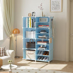 AWTATOS Closet Organizer 8 Cube Storage Shelves Closet Storage Clothes Organizers Stackable Cubby Shelving for Closet Bedroom