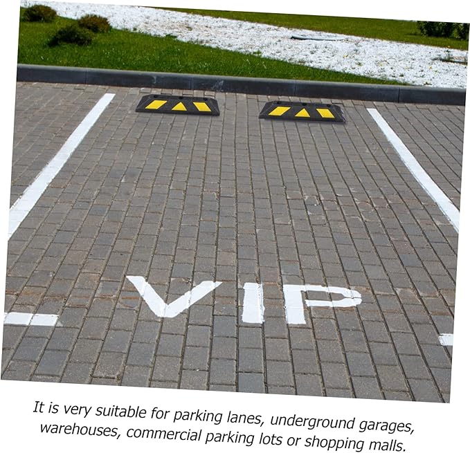 Luxshiny Block for Garage Parking Stopper for Trucks Trailers and Cars Easy to Install Garage Parking Aid for Safety and Space