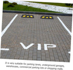 Luxshiny Block for Garage Parking Stopper for Trucks Trailers and Cars Easy to Install Garage Parking Aid for Safety and Space