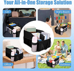 Car Organizer- Car Seat Organizer for Front Seat Back Seat Between Seats, Foldable Car Storage Organizer for Kids Adults with