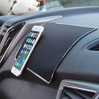 Car Dashboard Anti-Slip Placing Mat, Adhesive Silicone Pad for Car Interior, Cell Phone & Small Item Holder - Strong Viscosit