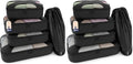 Shacke Premium 10 Packing Cubes Set - Lightweight Mesh Travel Luggage Organizers with Laundry Bag, 5-Piece Suitcase Storage S