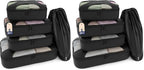 Shacke Premium 10 Packing Cubes Set - Lightweight Mesh Travel Luggage Organizers with Laundry Bag, 5-Piece Suitcase Storage S