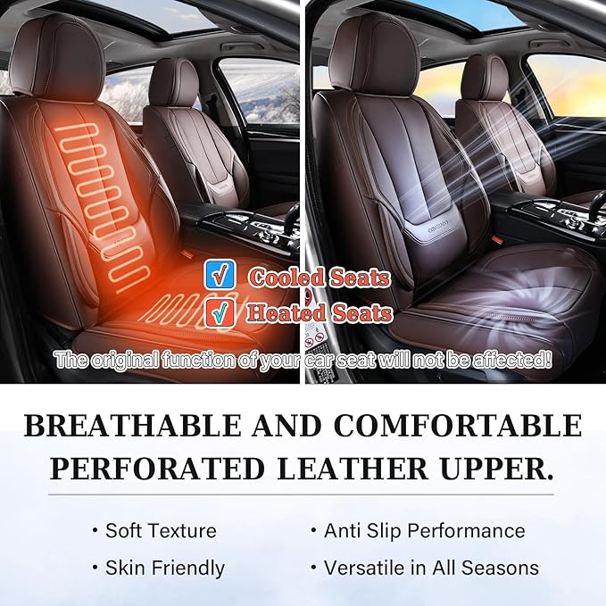 Coverado Seat Covers, Car Seat Covers Front Seats, Car Seat Cover, Waterproof Leather Seat Covers, Seat Cushion, Front Car Se