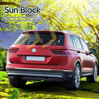 Zone Tech Rear Sun Stop Sunshade -Cling Window Cover, Sunlight, Glare and UV Rays Blocker, Protection Car Accessory