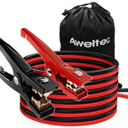 Jumper Cables for Car,8 Gauge 12 Feet Heavy Duty Booster Cable,Quick Connect Automotive Wires with Alligator Clips,Carrying Bag for Cars Trucks