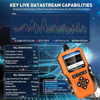 OBD2 Scanner Diagnostic Tool, Check Engine Light Car Code Reader with Reset, Battery Tester, Live Data, Freeze Frame, I/M
