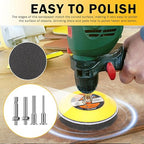 215Pcs 3 Inch Sanding Disc Drill Polishing Kit, Headlight Restoration Kit, Hook and Loop Sanding Pads - 60 to 10000 Grits Wet