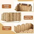 Toilet Paper Storage Basket Bathroom Counter Organizer Wicker Baskets for Organizing Cute Basket for Apartment Bedroom Nurser