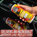 Chemical Guys C4 & P4 Clear Cut Correction Compound and Precision Paint Perfection Polish Combo - Removes Scratches, Swirls, Towel Marks, and Etching, Restores Gloss, Polishing Kit - 2 x 16 oz