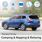TINGLU Window Shades for Subaru Ascent Touring 2019-2026 Accessories Car Side Full Windows Rear Triangular Windshield Sun Shade Sun UV Rays & Privacy Protection for Camping,Napping,and Relaxing 8PCS