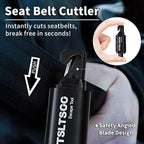Window Breaker Seatbelt Cutter, Car Safety Hammer Life Escape Tool 2-in-1 Portable, 2 Pack Automotive Emergency Glass Breaker
