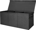 BALEINE Extra Large Fabric Storage Bins with Lid, Collapsible Storage Boxes Bins Baskets with Divider for Home Organizing (37