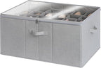 StorageWorks Underbed Storage Bins with Shoe Organizer for Closet