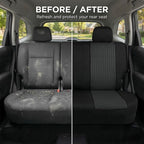 FH Group Automotive Rear Car Seat Covers for SUV, Trucks, Sedan and More - Universal Fit Front High Back & Rear Solid Bench D