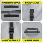 WILDROAD Hitch Cargo Carrier Bag 100% Waterproof 58.5" x 22" x 25" Hitch Cargo Bag 18.2 Cubic Feet Include 6 Reinforced Straps for Truck Pickup All Vehicle